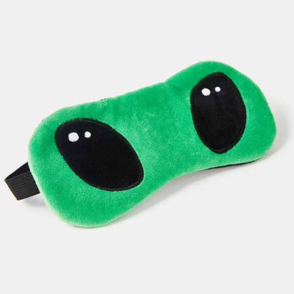 The crème shop a-sleepy ALIEN 👽 plush sleep mask NEW